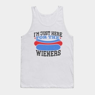 I'm Just Here For The Wieners Tank Top